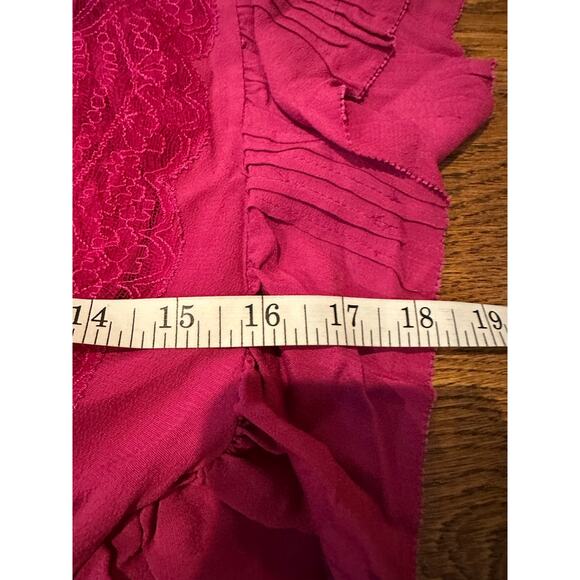 IRO Women's Lace Ruffle Zestful Mini Dress Pink Size 34 NWT Designer Fashion - Picture 7 of 8
